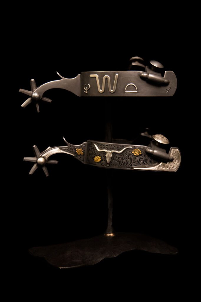 Texas Cattle Driver Spurs – #8