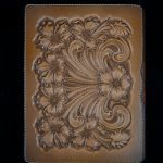 Floral Carved Notebook Cover